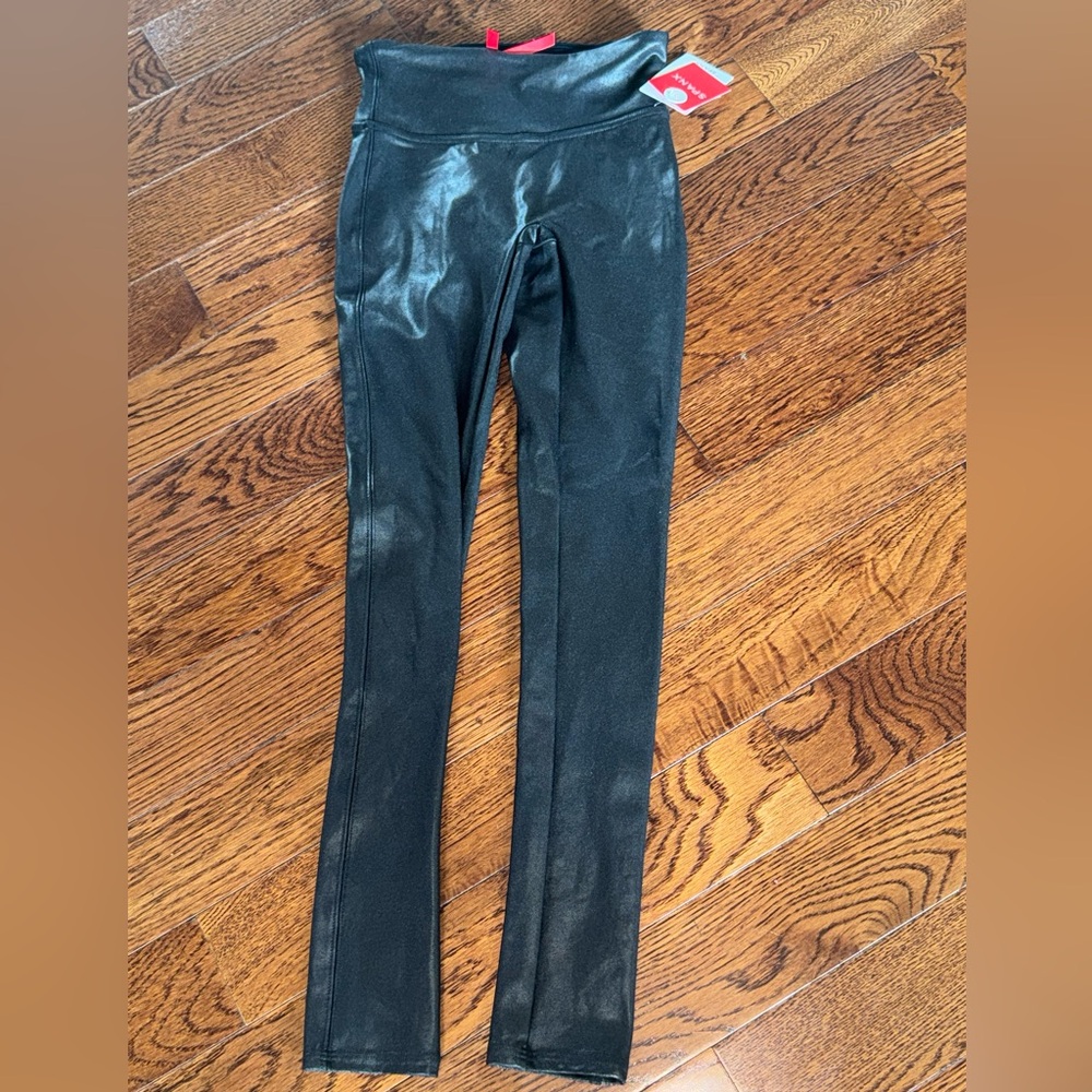 NWT size XSP Spanx faux leather leggings